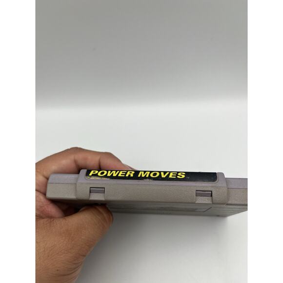 Power Moves Super Nintendo SNES Game 1992 Authentic Tested - Picture 2 of 5